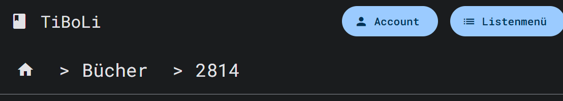 Menü- und Navigationsleiste